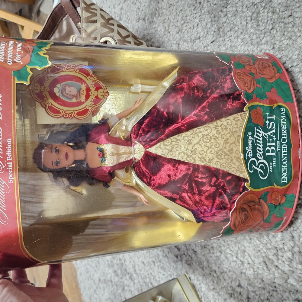 Disney Beauty and the Beast Enchanted Christmas Doll
